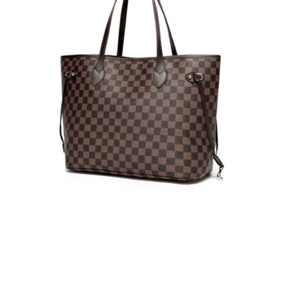 Checkered tote bag - Picture 2 of 4